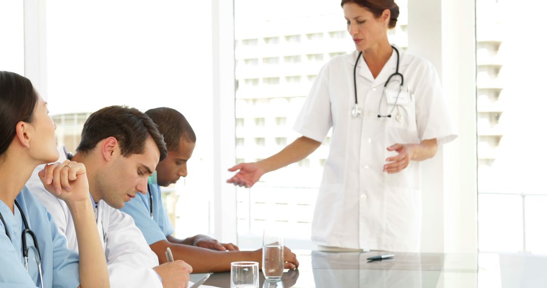 Group of Doctors in Meeting Room Discussing Medical Case - Free Images, Stock Photos and Pictures on Pikwizard.com