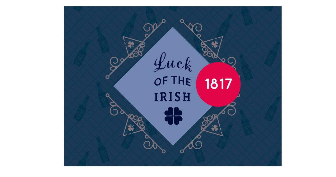 Luck of the Irish Festival Theme with Clover and Wines