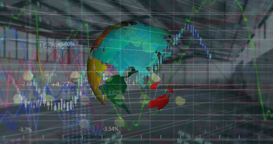 Global Financial Data Integration with Crystal Globe Overlay