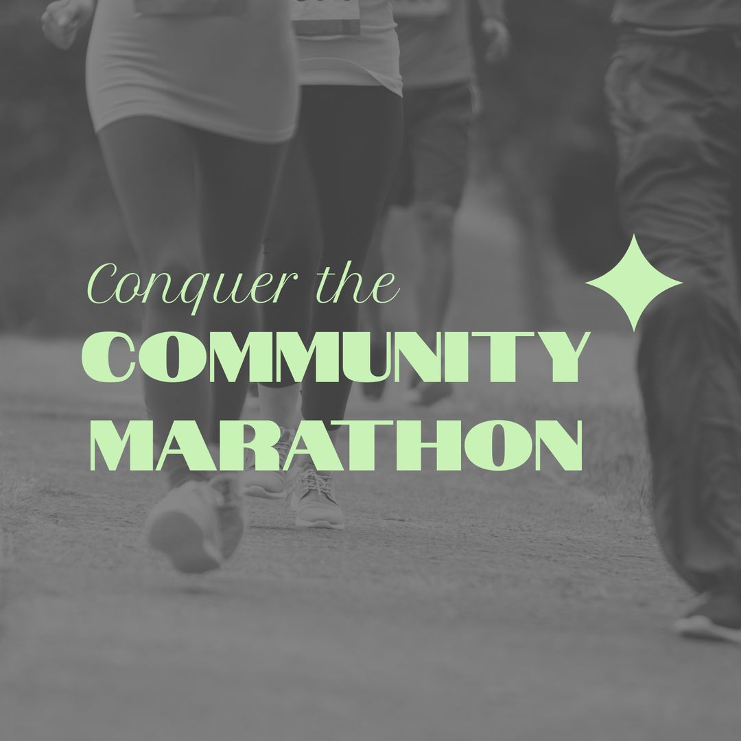 Diverse Group Participating in Community Marathon Event
