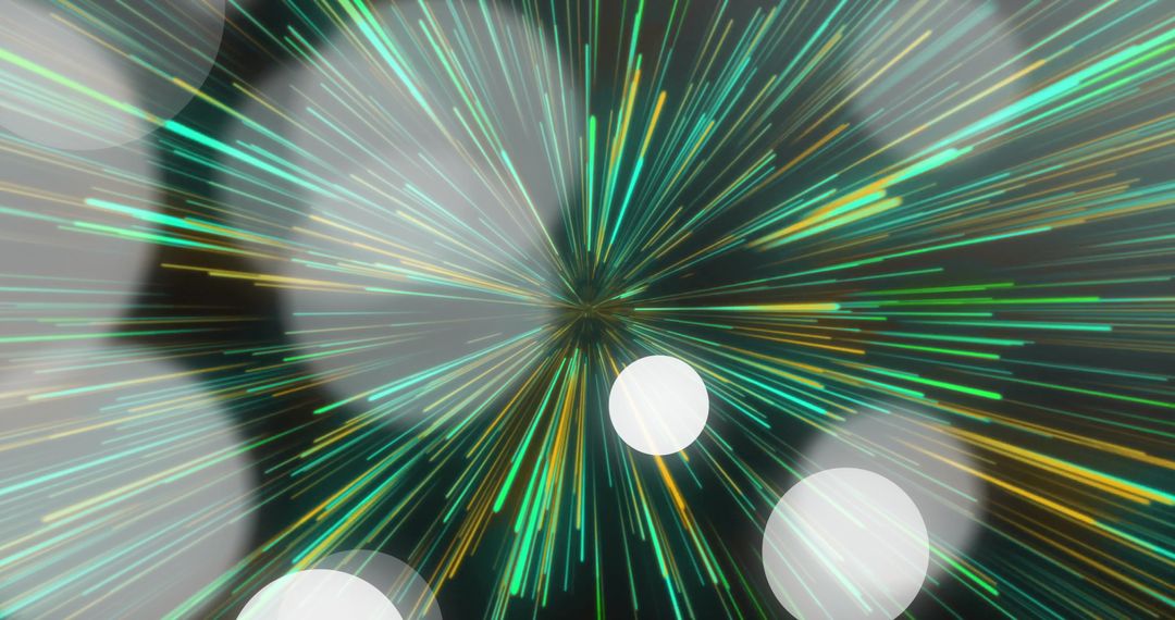 Dynamic Colorful Light Streaks with Abstract Vibrant Background