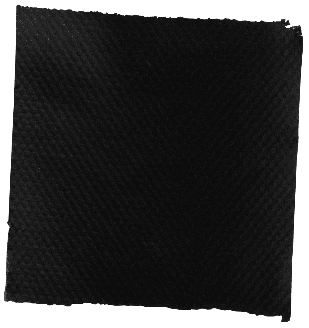 Black Torn Paper with Copy Space on Transparent Background