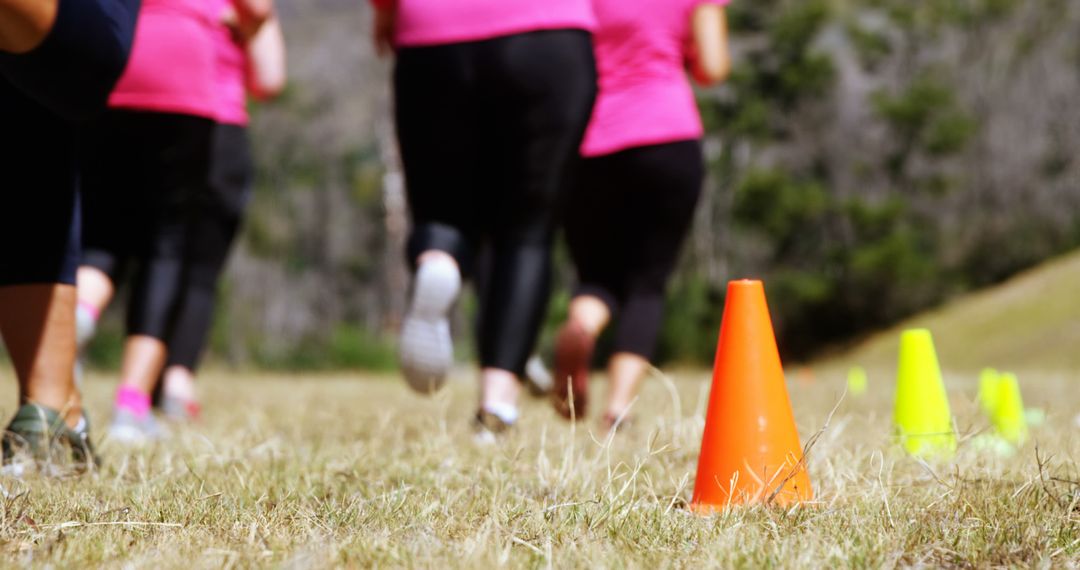 Women Running Outdoors in Fitness Training - Free Images, Stock Photos and Pictures on Pikwizard.com