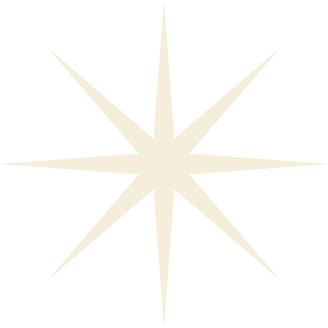 Elegant Eight-Point Star with Transparent Background