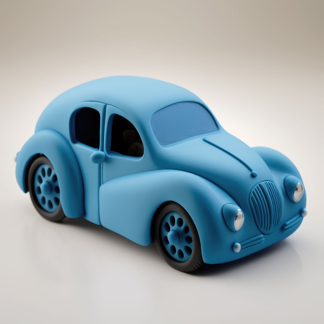 Close up of blue car toy on grey background, created using generative ai technology - Free Images, Stock Photos and Pictures on Pikwizard.com