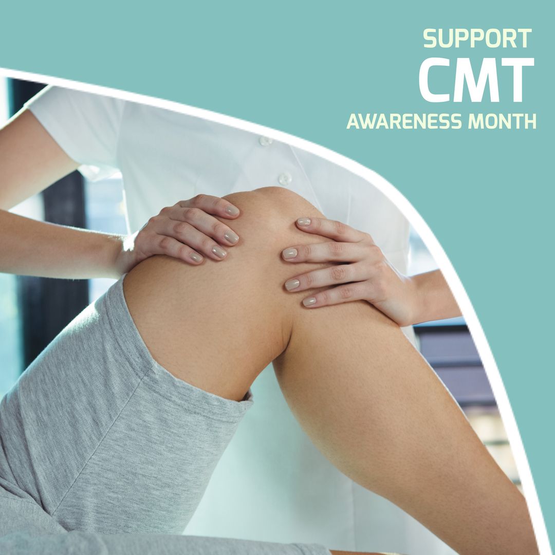 Physiotherapist Assisting Patient for CMT Awareness Month