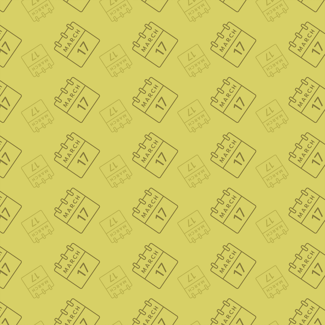 Transparent St. Patrick's Day March 17 Pattern Background