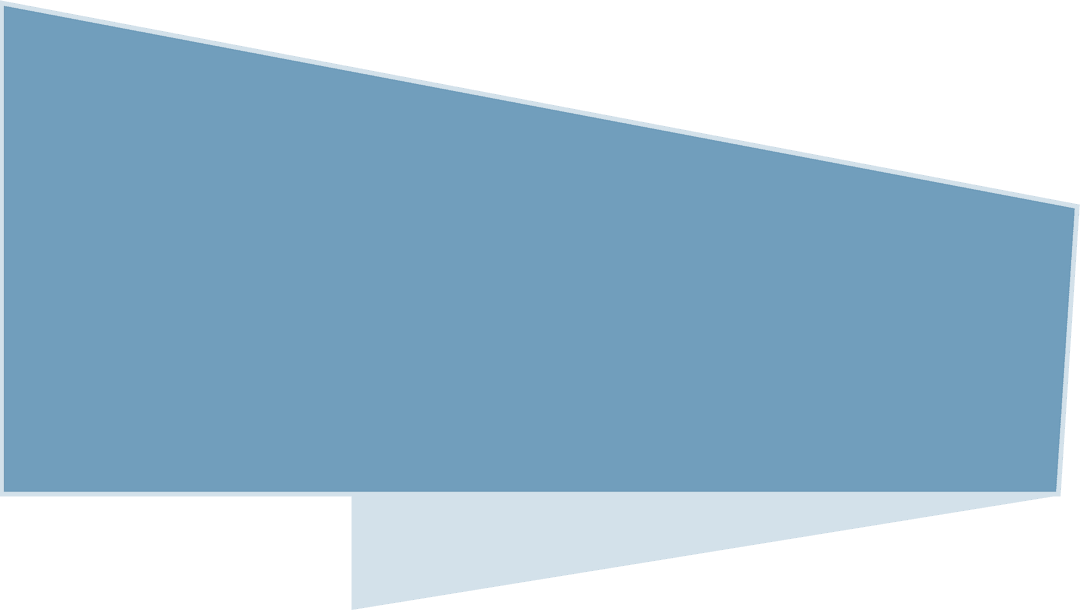 Transparent Blue Polygonal Banner with Copy Space