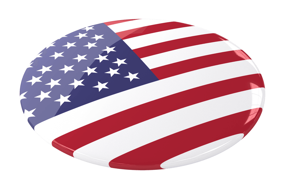 Transparent Badge with USA Flag Design Representation - Download Free Stock Images Pikwizard.com