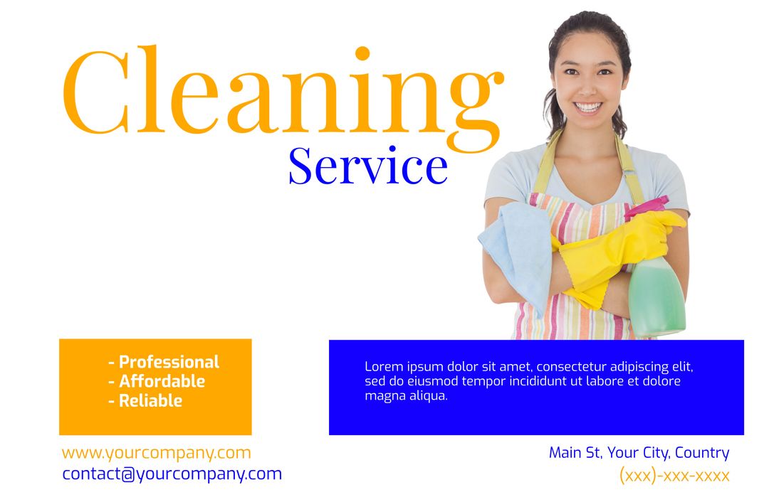 Professional and Reliable Home and Office Cleaning Service - Download Free Stock Templates Pikwizard.com