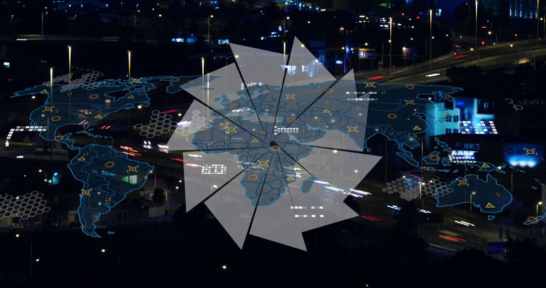 Global Data Processing in Digital Interface Concept
