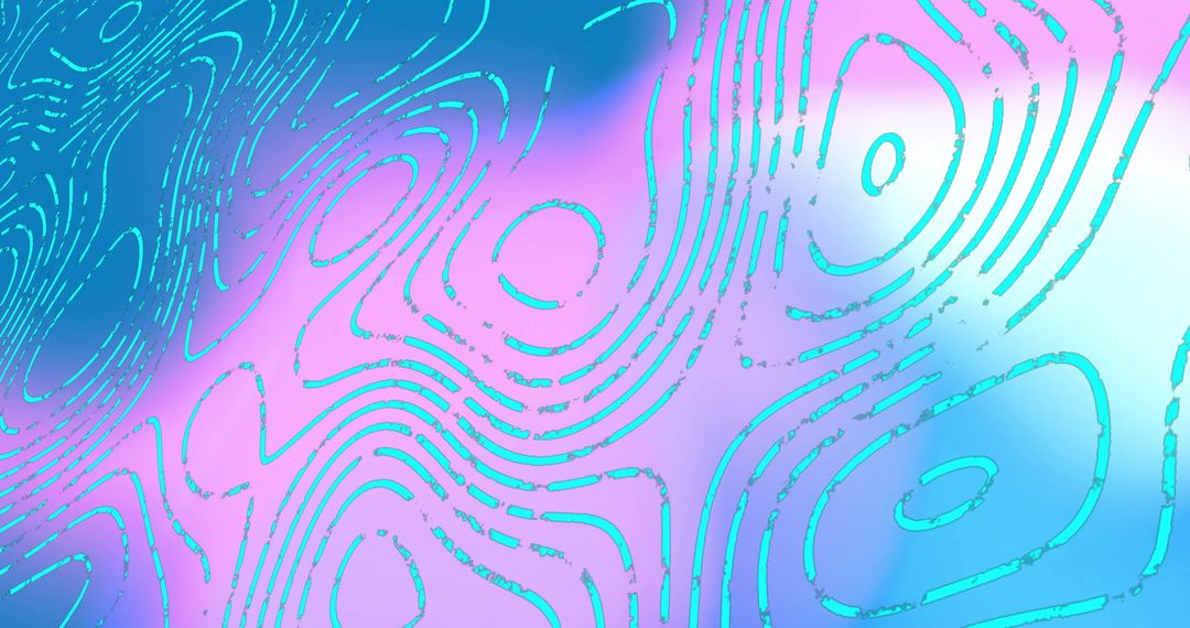 Dynamic fluid abstract contour line pattern