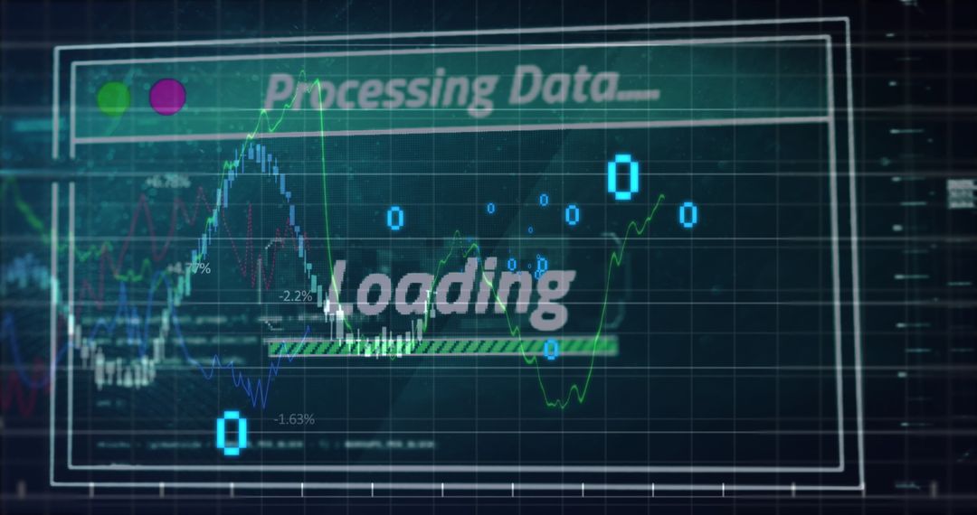 Digital Data Processing Overlay with Technological Interface - Free Images, Stock Photos and Pictures on Pikwizard.com