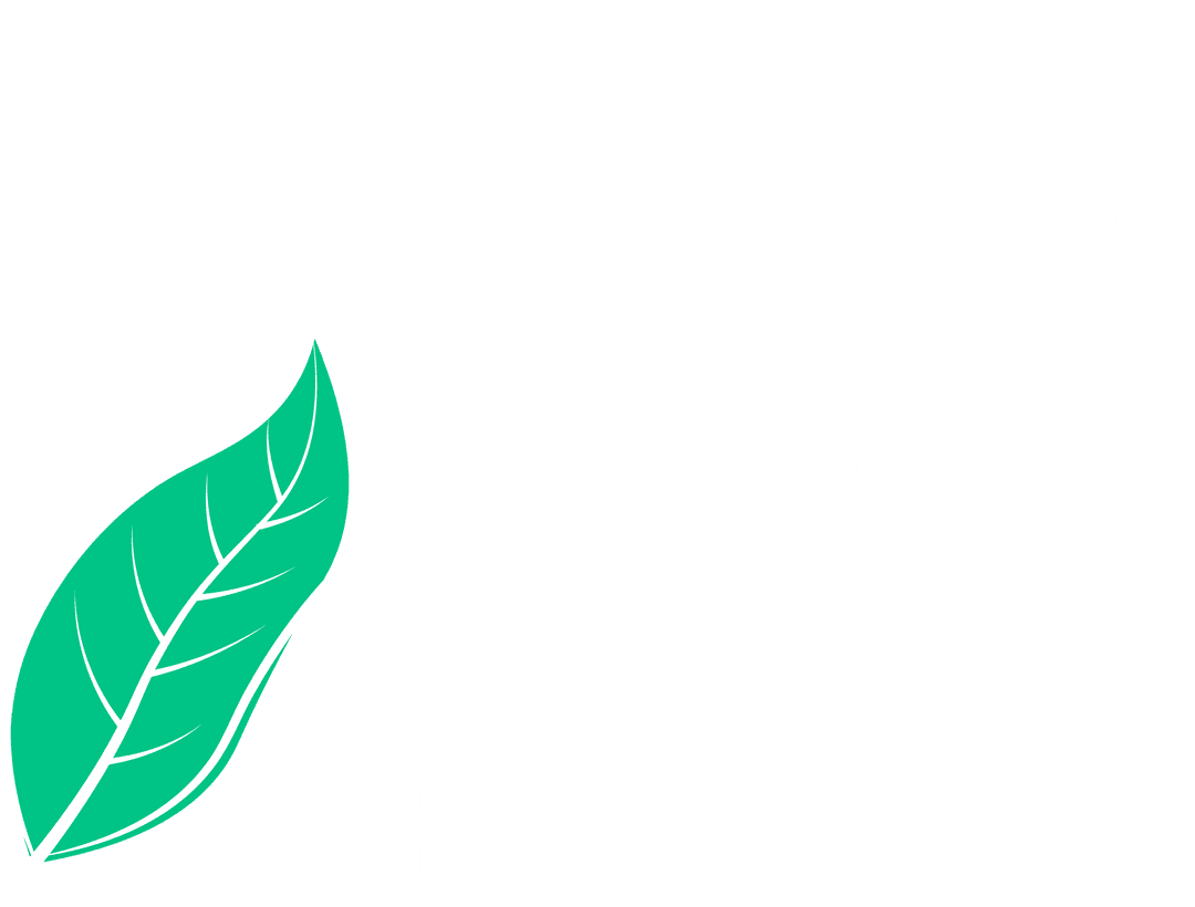 Buon Ferragosto Hand-Lettered Text with Leaf Design on Transparent Background