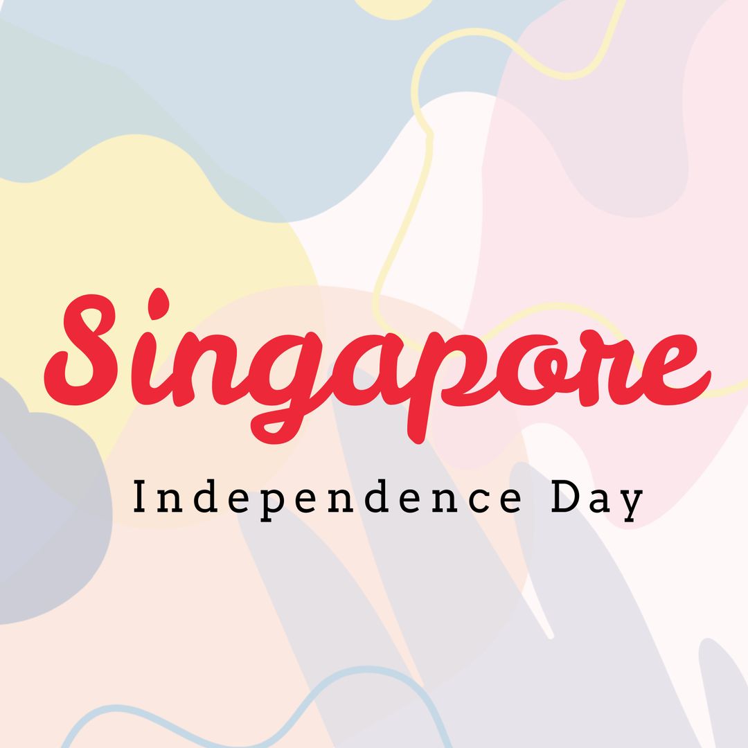 Singapore Independence Day Celebration Background Design