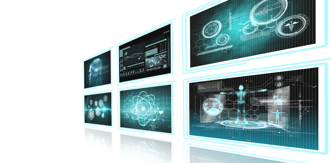 Digital Interfaces on Transparent Background Displaying Futuristic Concepts - Download Free Stock Images Pikwizard.com