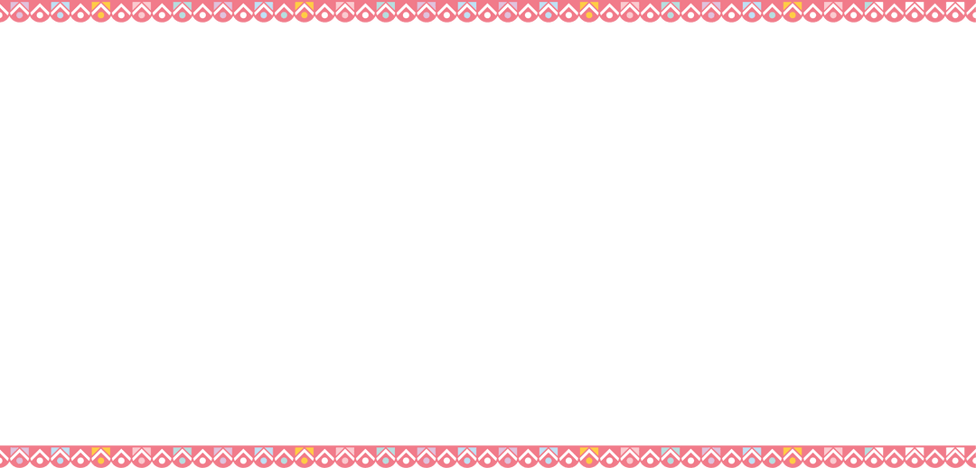 Elegant Pink and Gold Patterned Border with Transparent Copy Space