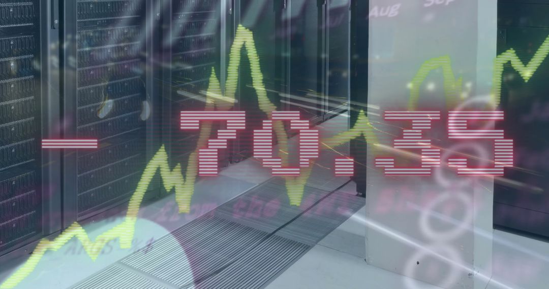 Digital Financial Data Overlays on Server Infrastructure