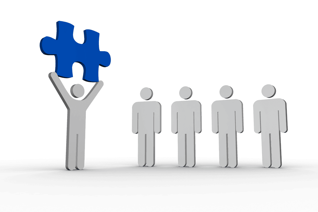 Conceptual Illustration Transparent Background Puzzle Piece