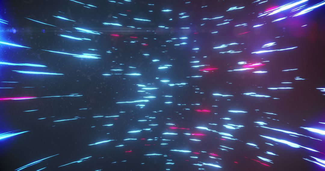 Dynamic Futuristic Light Trails in Hypnotic Motion