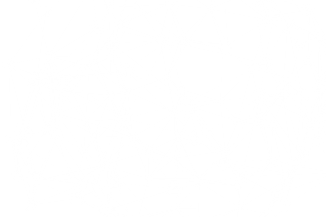 White Transparent Network on Transparent Background