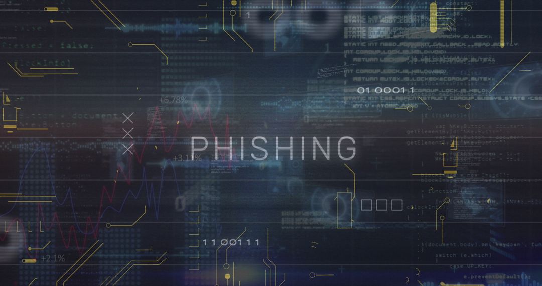 Cybersecurity Danger of Phishing and Data Connections Visualization
