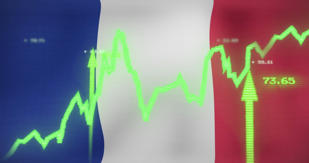 France Stock Market Data Visualization Concept - Free Images, Stock Photos and Pictures on Pikwizard.com