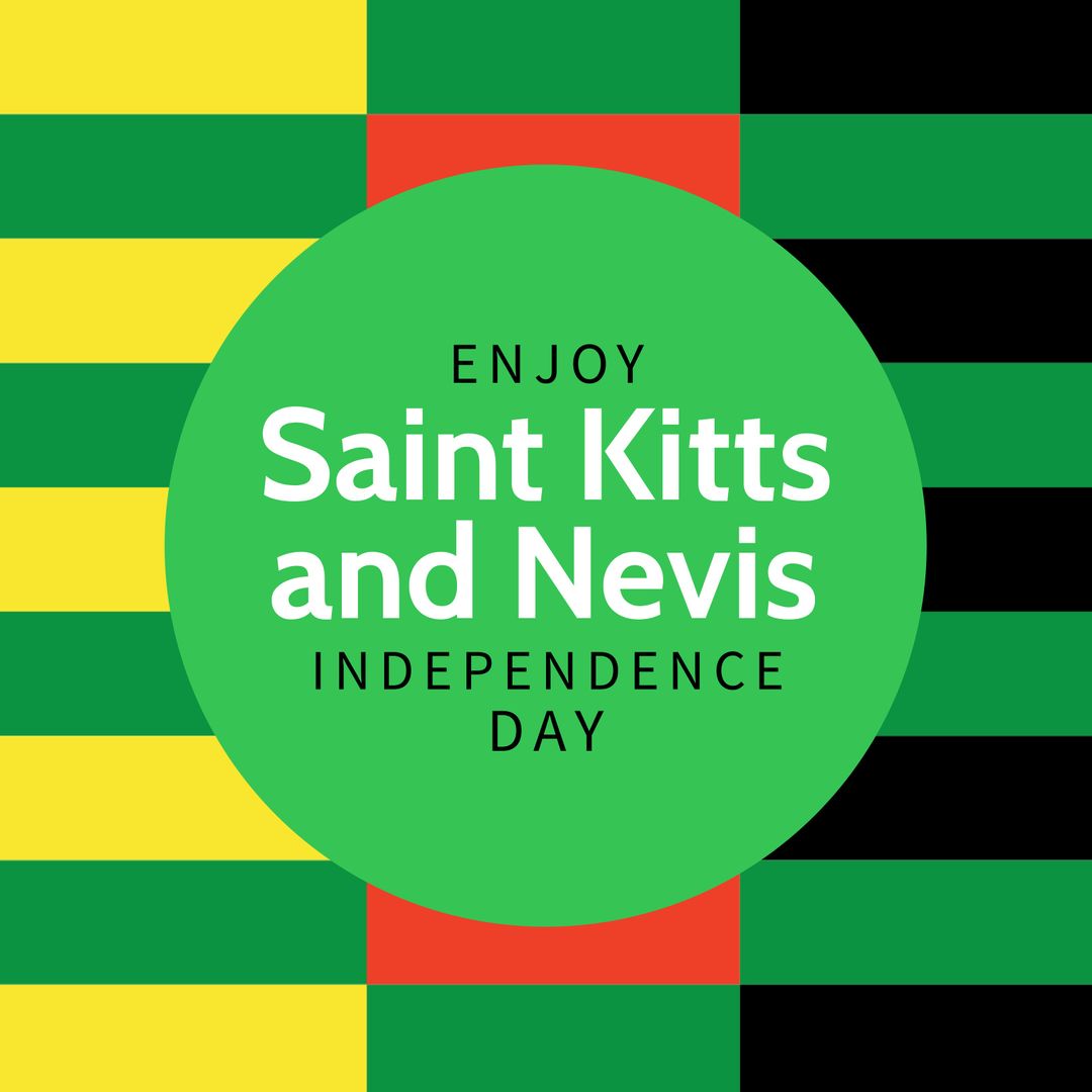 Saint Kitts and Nevis Independence Day Celebration Banner