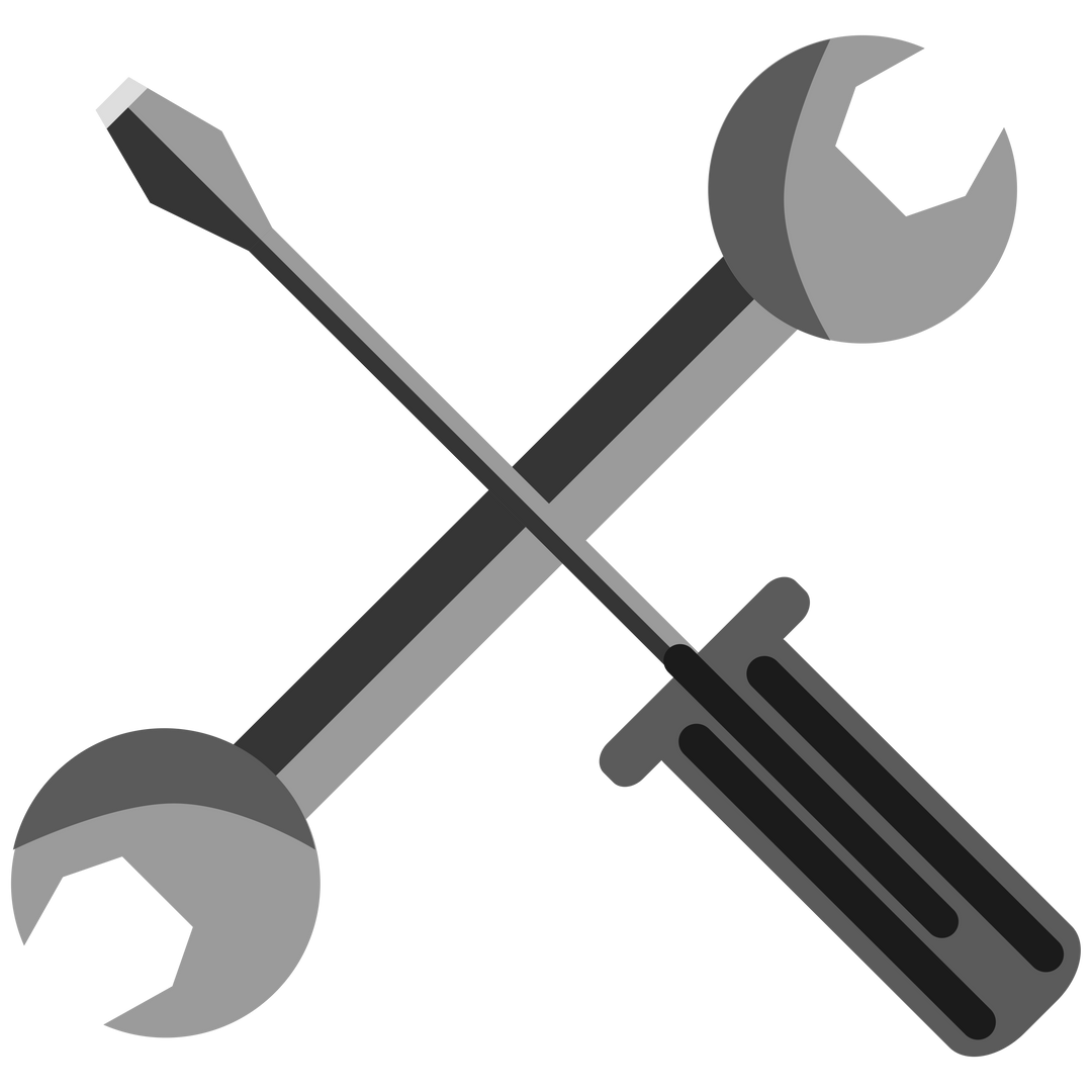 Vector Illustration of Crossed Spanner and Screwdriver on Transparent Background - Download Free Stock Images Pikwizard.com