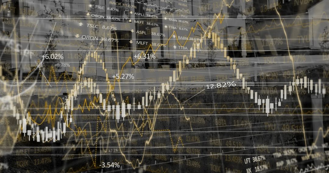 Digital Financial Data Overlay on Construction Site