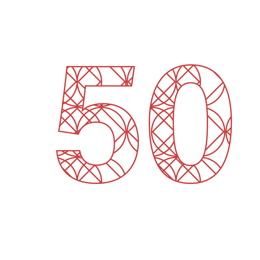 red number 50 with pattern transparent background illustration - Download Free Stock Images Pikwizard.com
