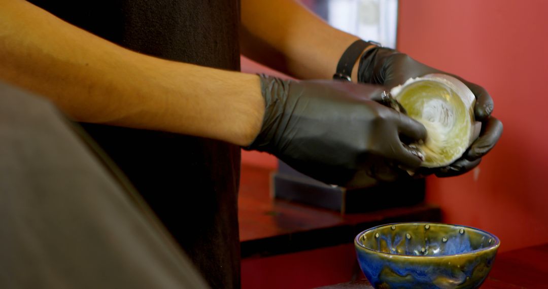 Salon's Dedication to Precise Color Mixing Process