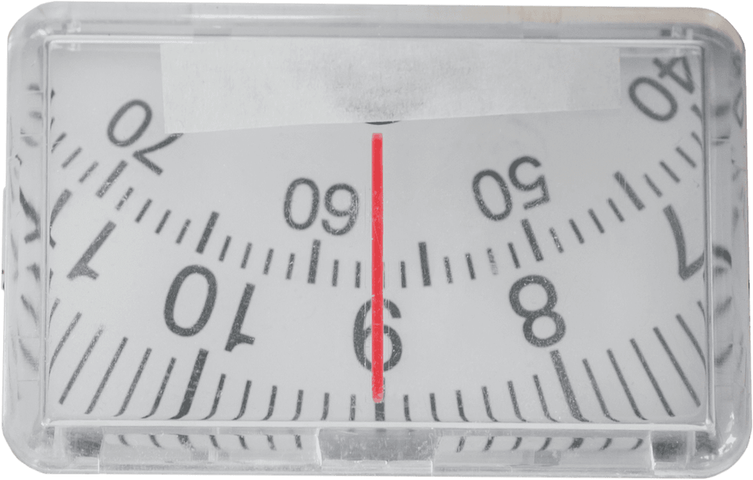 Transparent Scale Gauge in Close-Up View Displaying Calibration - Download Free Stock Images Pikwizard.com