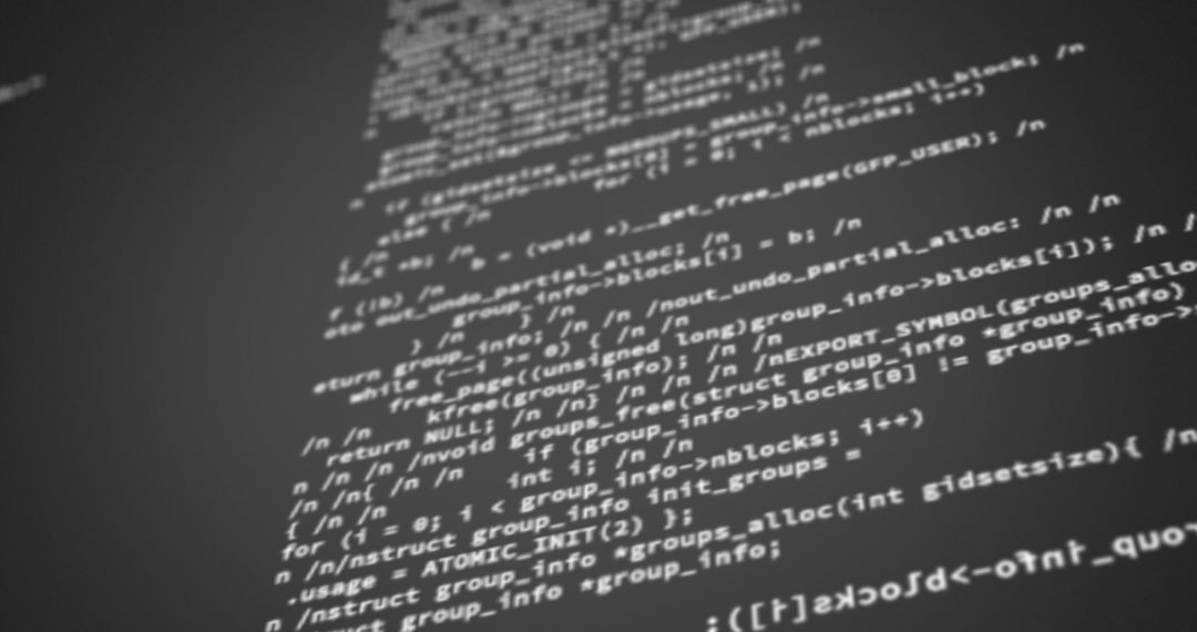close-up of programming code on digital screen - Free Images, Stock Photos and Pictures on Pikwizard.com