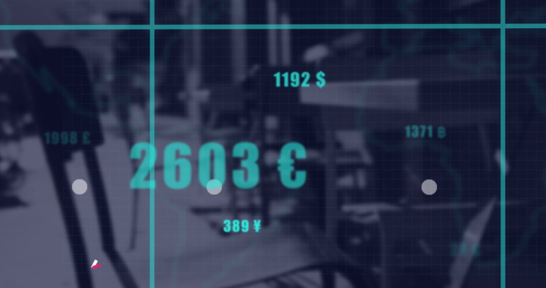 Digital Currency Exchange Rates Display Analytics