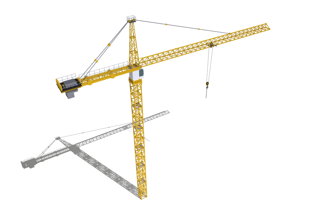 Transparent Model Construction Crane on Transparent Background - Download Free Stock Images Pikwizard.com