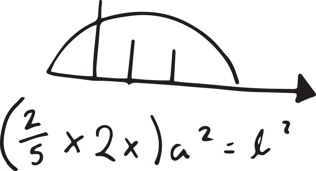 Transparent Digital Illustration of Mathematical Formula