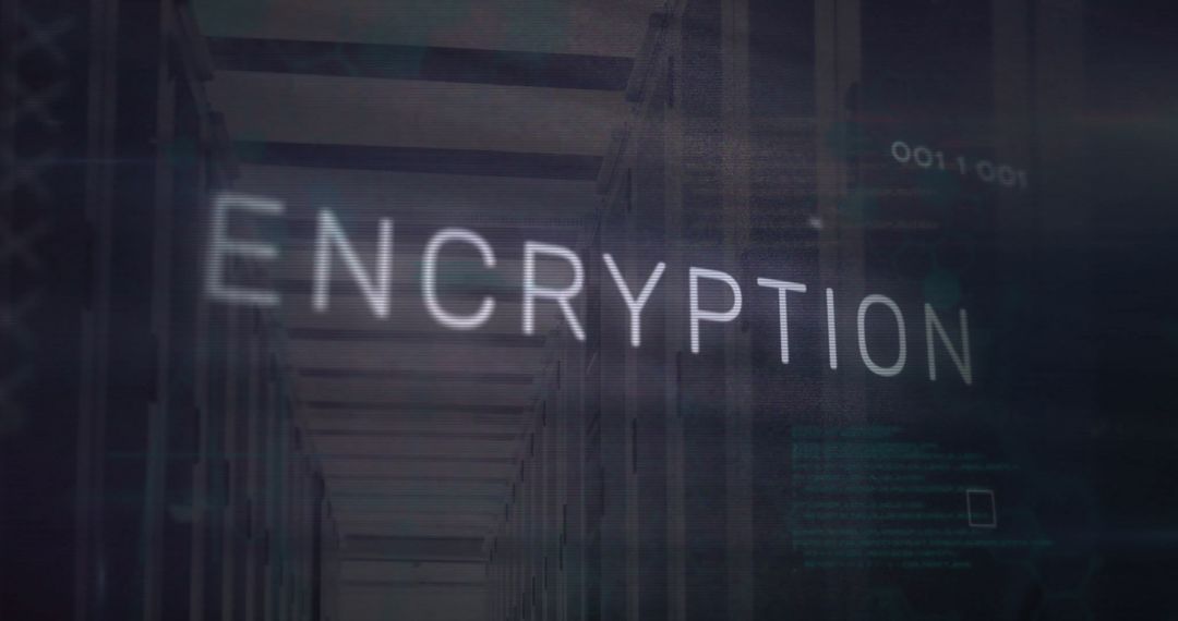 Digital Encryption and Data Processing in Server Facility