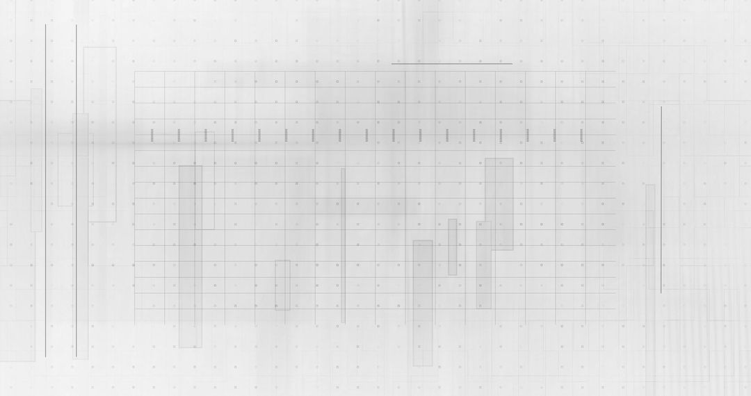 Abstract Financial Data Visual With Grids and Lines