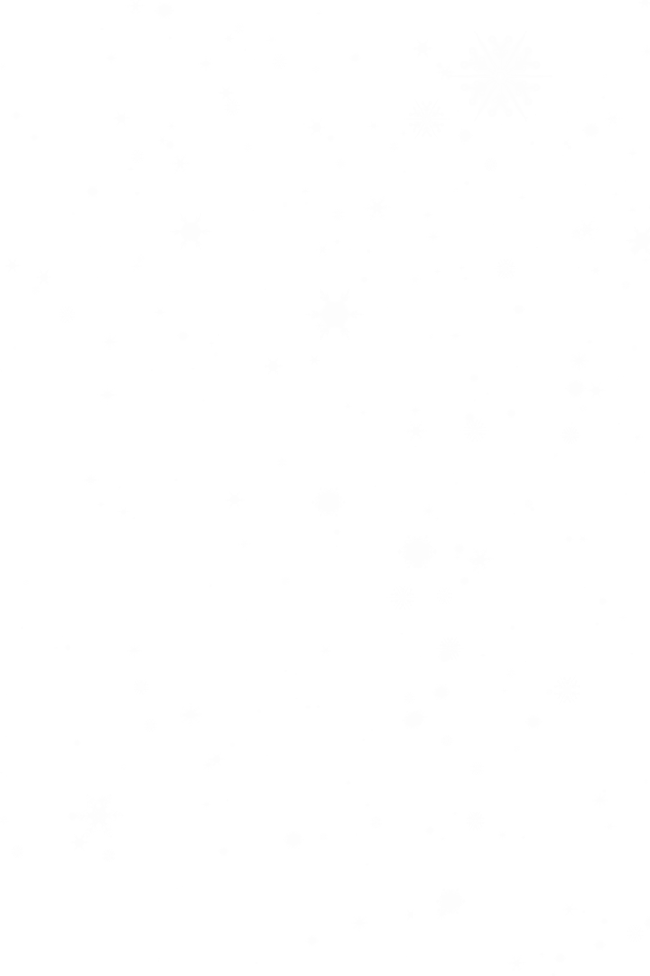 Christmas Snowflakes Overlay on Transparent Background Vector