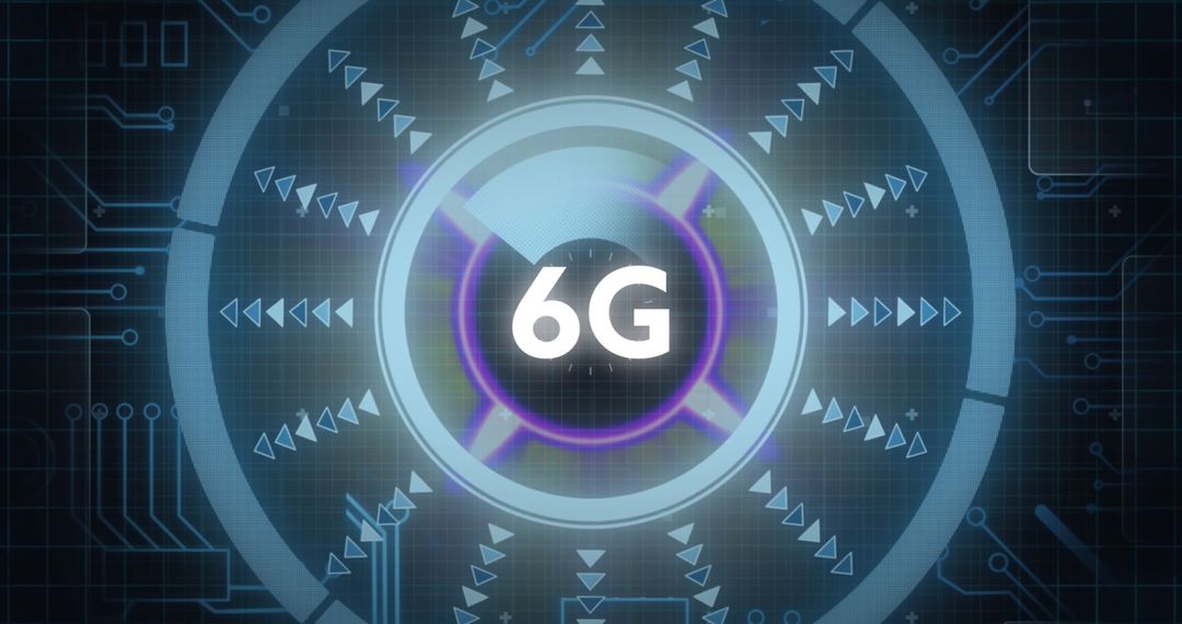 Abstract Digital Interface Representing Future 6G Technology