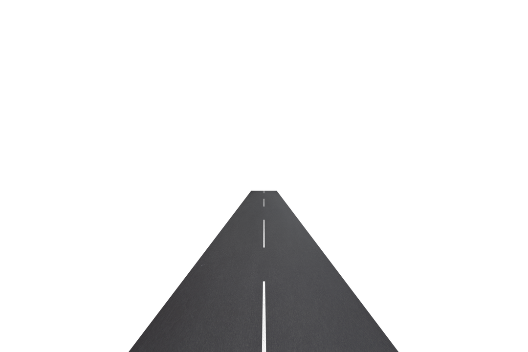 Transparent Road with Disappearing Horizon. Space Concept PNG Illustration - Download Free Stock Images Pikwizard.com