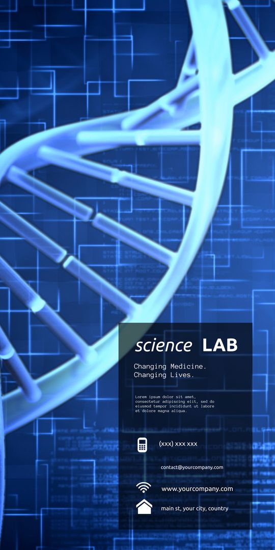 Biotechnology Innovation DNA Helix for Research Promotion