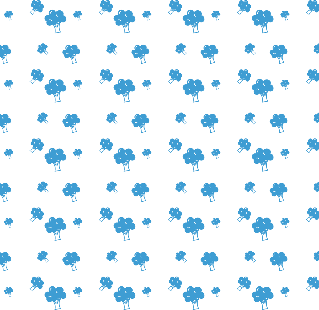 Blue Cloud Pattern on Transparent Background Seamless Design