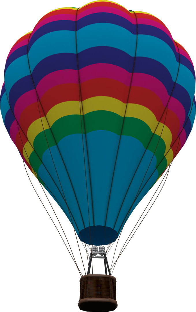 Vibrant Transparent Hot Air Balloon - Download Free Stock Images Pikwizard.com