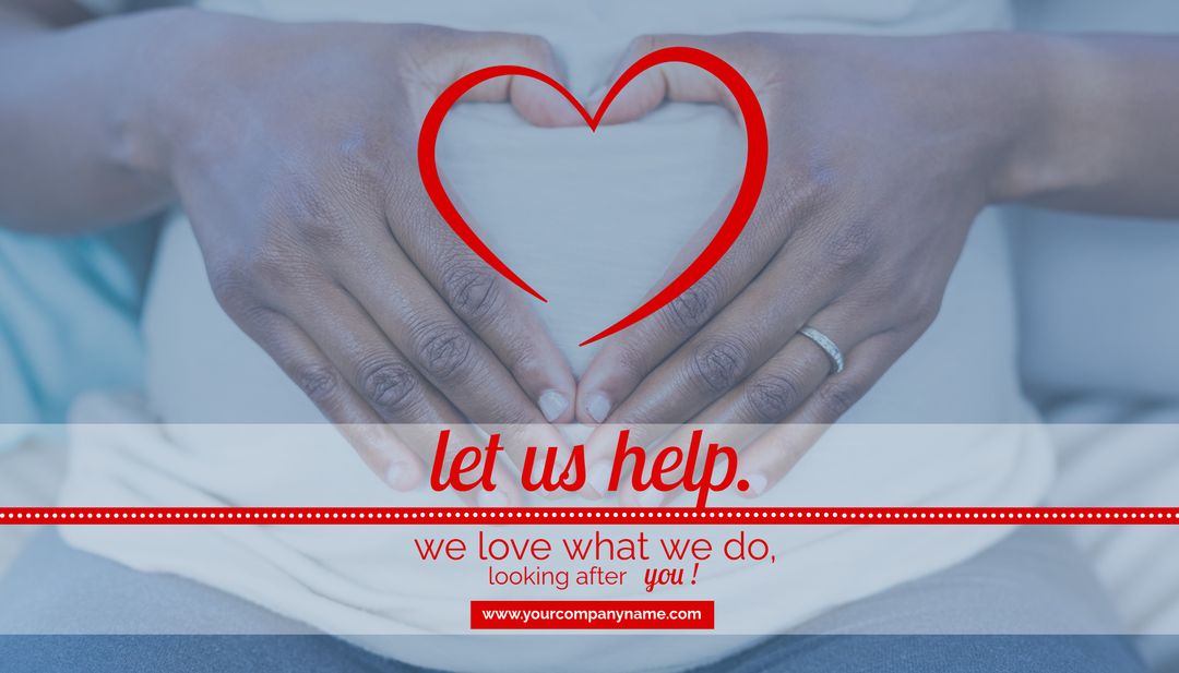 Heartfelt Care and Support Displayed with Hands