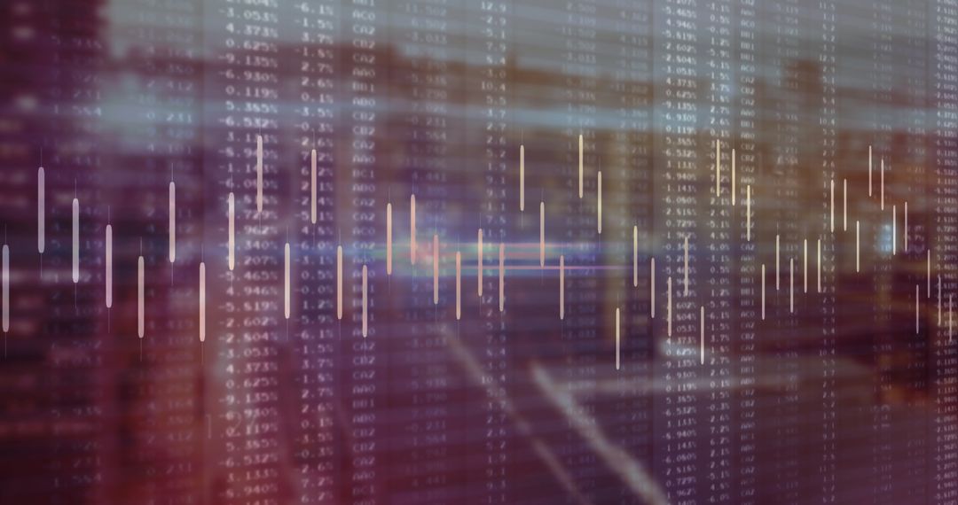 Data Visualization with Candlestick Charts and Urban Reflections