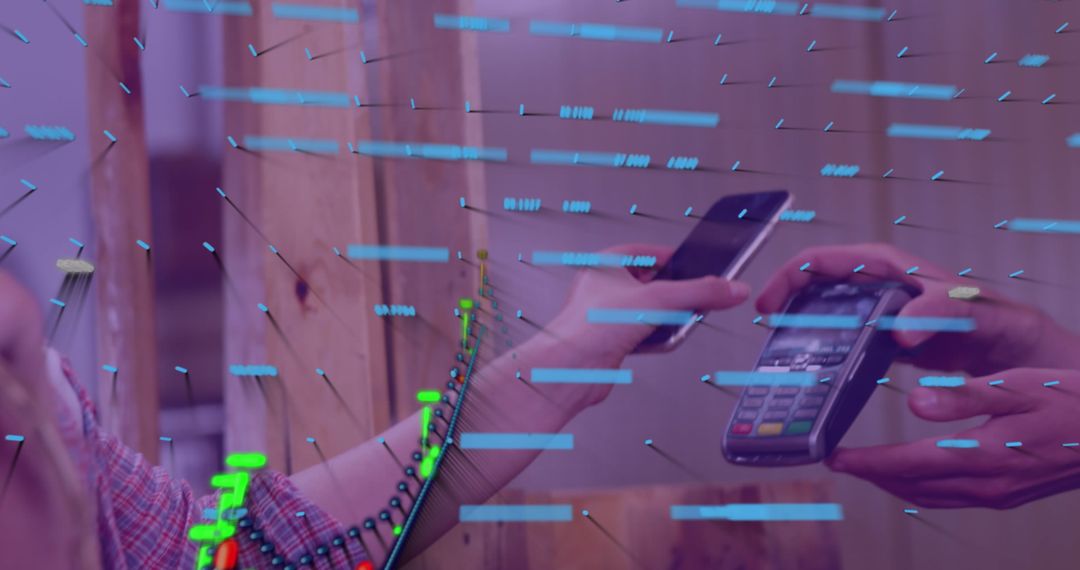 Digital Payment Transaction with Data and Graph Overlay