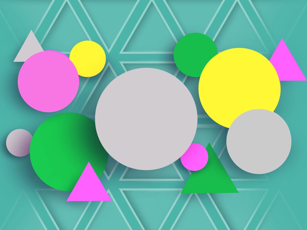 Vibrant Geometric Shapes on Modern Background for Creative Presentations - Download Free Stock Templates Pikwizard.com