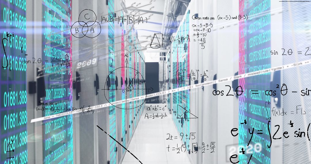 Innovative Data Processing in Modern Server Room